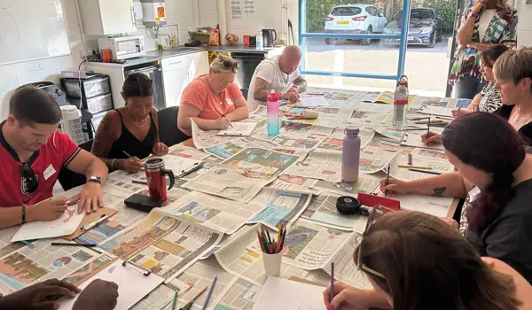 Creative team building with Foxglove Care