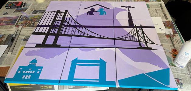 Nine people. Nine canvases. One shared outcome.